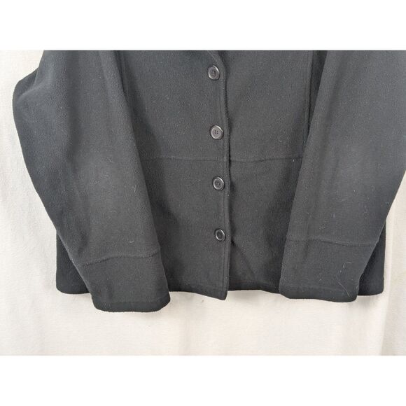 Vintage Y2K Disney Tinkerbell Fleece Jacket Black Women's Size 2XL/XXL - Picture 4 of 11